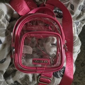 Steve Madden Pink Clear Mini Bag